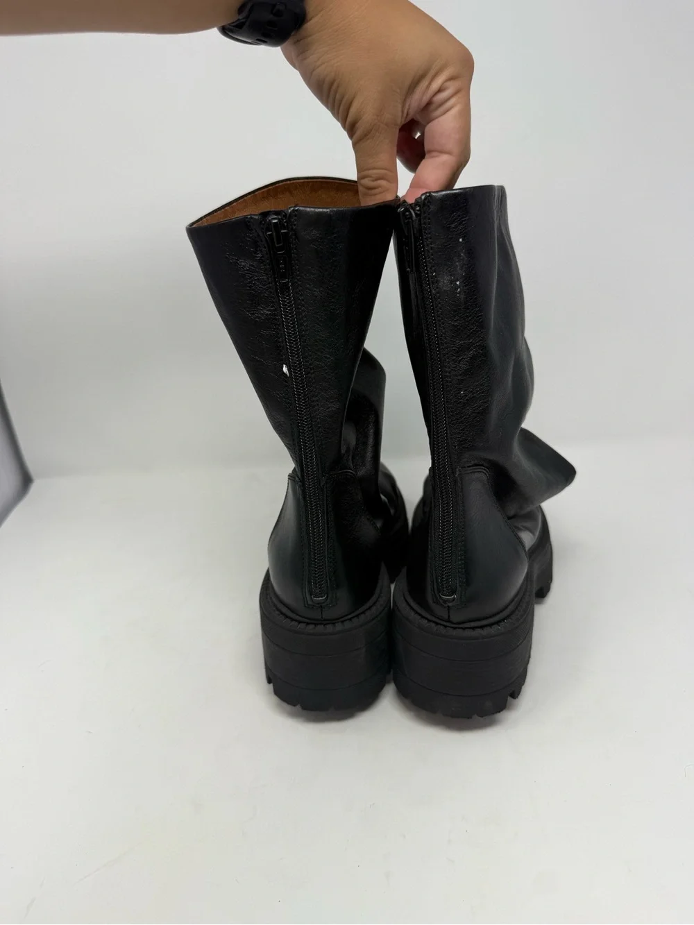 Free People Emma Ruched Boot Size 6.5